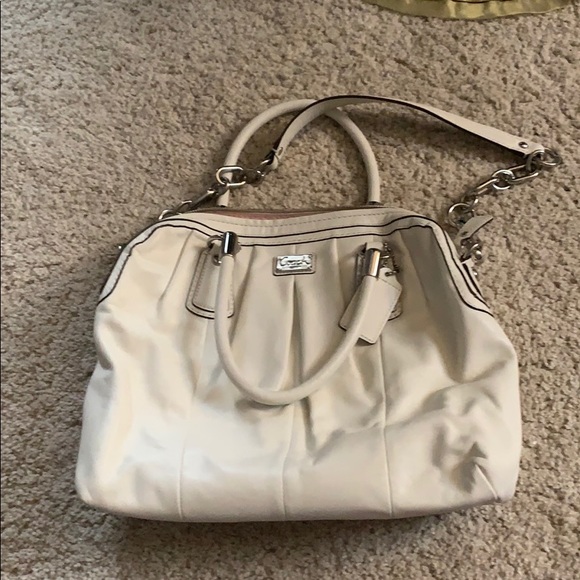 Leather Coach handbag - Picture 1 of 2